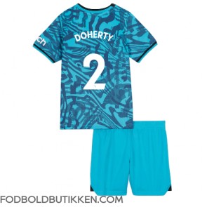 Tottenham Hotspur Matt Doherty #2 Tredjetrøje Børn 2022-23 Kortærmet (+ Korte bukser)